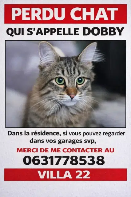 chat lost   31270 Cugnaux Dobby